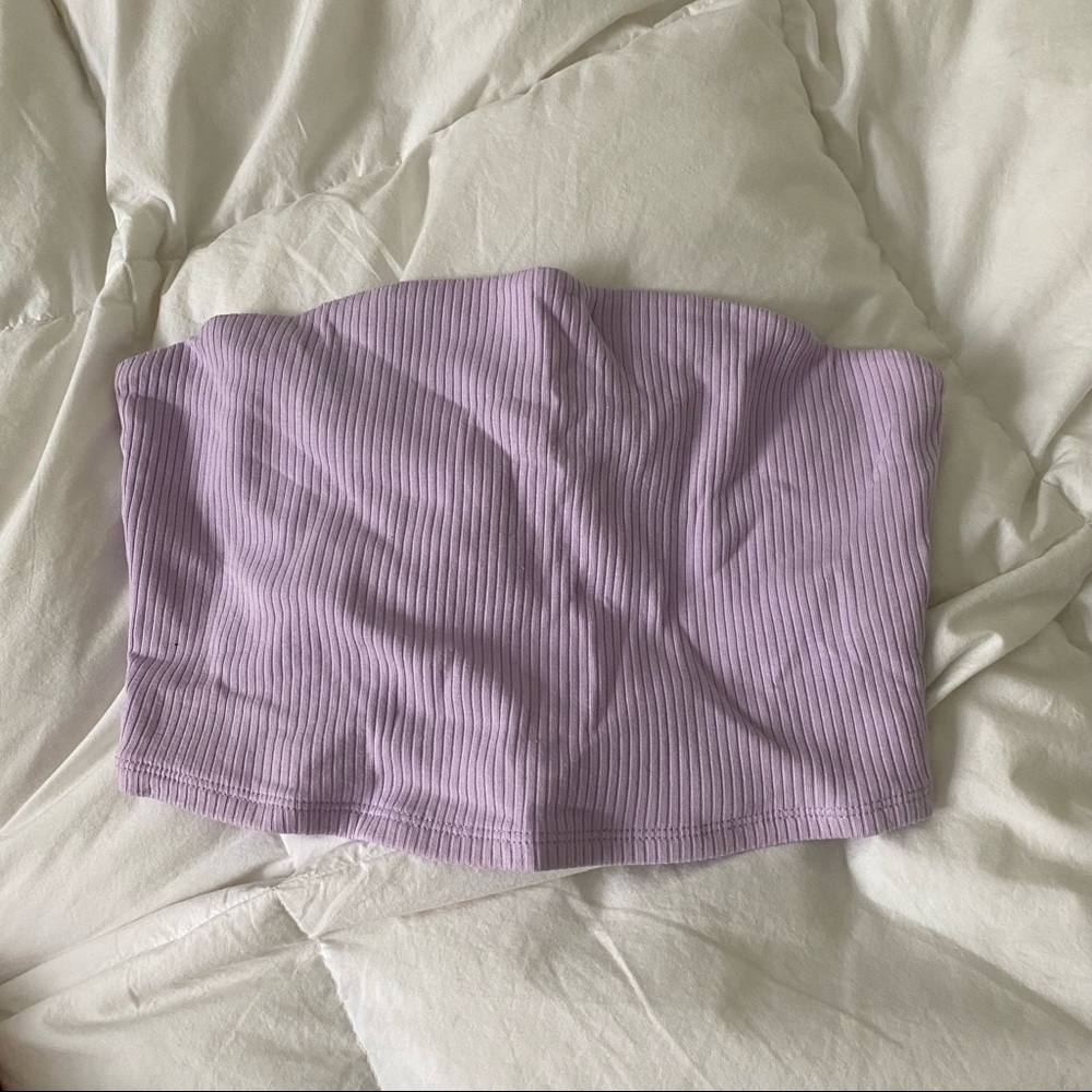 lavender tube top